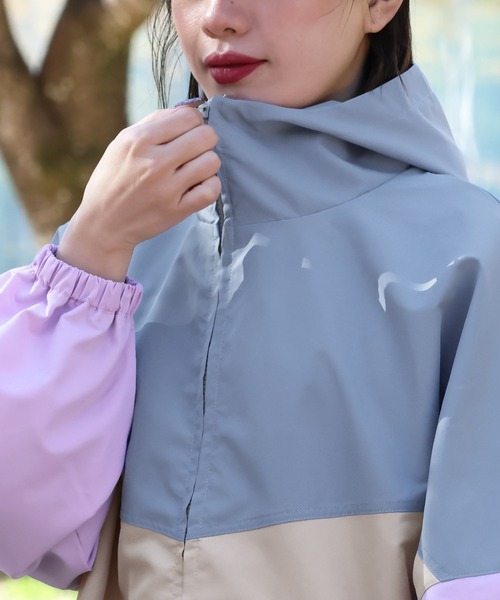 KRIFF MAYER Lady's Collection(クリフメイヤーレディースコレクション)の「花粉ドロップアクティブフードJK(マウンテンパーカー・レディース・ラベンダー/その他5/カラフル/その他6/チャコール/ベージュ・LARGE/MEDIUM)」の17枚目の写真