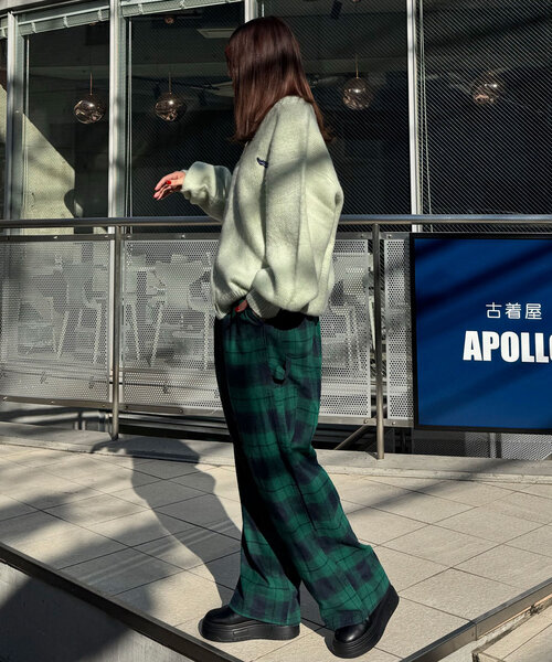 CIAOPANIC（チャオパニック）の「ワンポイント刺繡シャギーニットカーディガン（カーディガン/ボレロ・レディース・レッド/ブラウン/ブラック/アイボリー/ミント・ONE SIZE）」の19枚目の写真