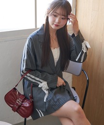 ベルト付きテーラージャケット