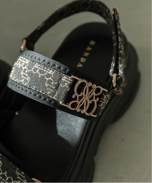 ランダ　モノグラムデザインスポーツサンダル　S セール】モノグラムスポーツサンダル（サンダル）｜RANDA（ランダ）の