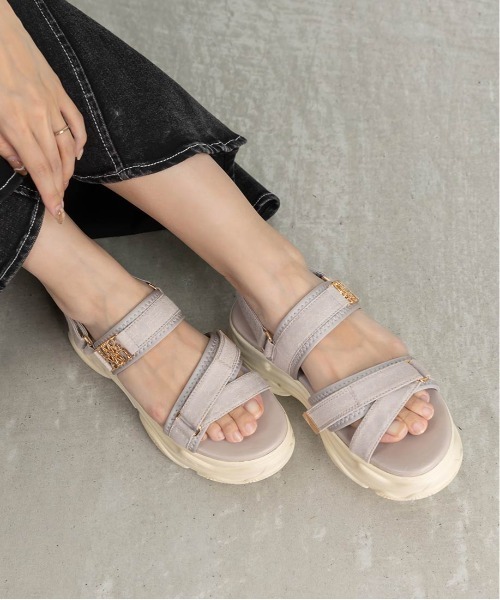 セール】モノグラムスポーツサンダル（サンダル）｜RANDA（ランダ）の