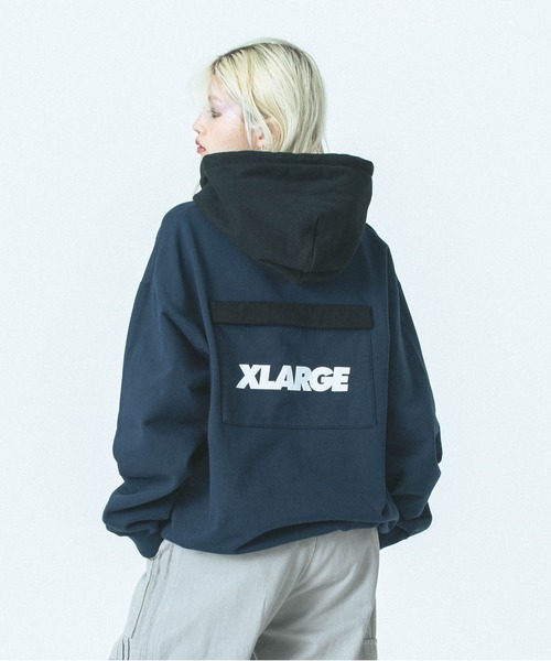 セール】2TONE PULLOVER HOODED SWEATSHIRT（パーカー）｜XLARGE