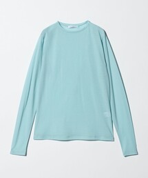 シアー」に該当するトップス（ブルー・ネイビー/青色系・無地