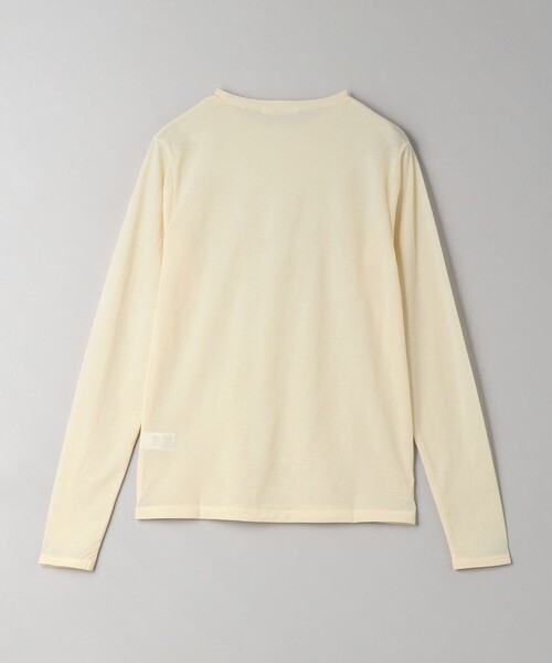 BEAUTY&YOUTH UNITED ARROWS（ビューティーアンドユースユナイテッドアローズ）の「コットンナイロン天竺 シアー クルーネック Tシャツ（Tシャツ/カットソー・レディース・ライトブルー/ブラック/クリーム/オフホワイト/ライラック/ダークブラウン・FREE）」の21枚目の写真