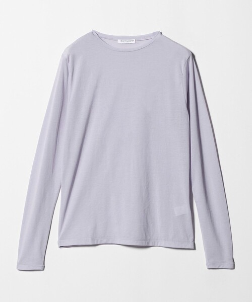 BEAUTY&YOUTH UNITED ARROWS（ビューティーアンドユースユナイテッドアローズ）の「コットンナイロン天竺 シアー クルーネック Tシャツ（Tシャツ/カットソー・レディース・ライトブルー/ブラック/クリーム/オフホワイト/ライラック/ダークブラウン/ライトピンク/ターコイズブルー系・FREE）」の20枚目の写真