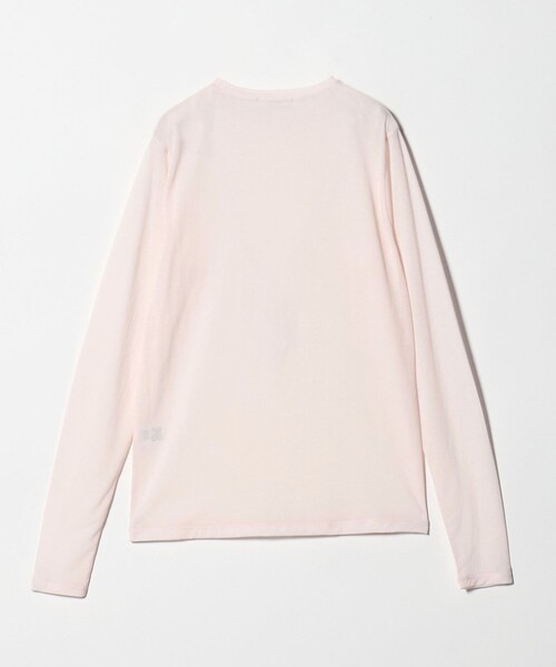 BEAUTY&YOUTH UNITED ARROWS（ビューティーアンドユースユナイテッドアローズ）の「コットンナイロン天竺 シアー クルーネック Tシャツ（Tシャツ/カットソー・レディース・ライトブルー/ブラック/クリーム/オフホワイト/ライラック/ダークブラウン/ライトピンク/ターコイズブルー系・FREE）」の16枚目の写真