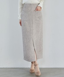Andemiu | ツイードポケツキIラインスカート291862(スカート)