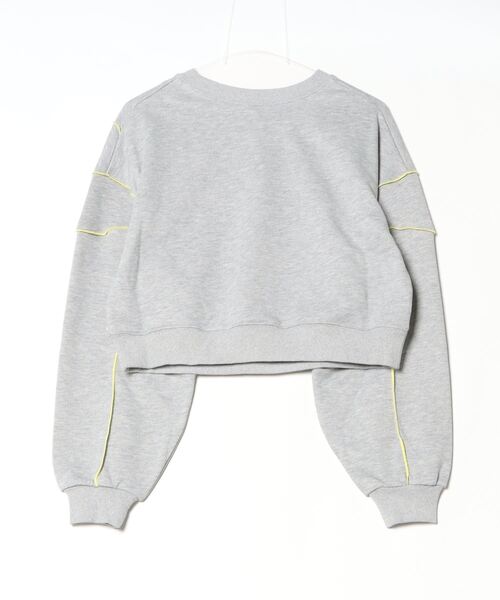 Per sist ence（パーシエンス）の「裏毛配色メロープルオーバー（スウェット・レディース・ブラック/杢グレー/ダークグレー/オートミール・FREE）」の5枚目の写真