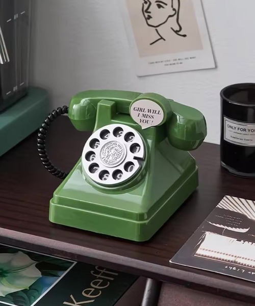 セール】【 Sowel. / ソエル 】 レトロ テレフォン 貯金箱 / マネー