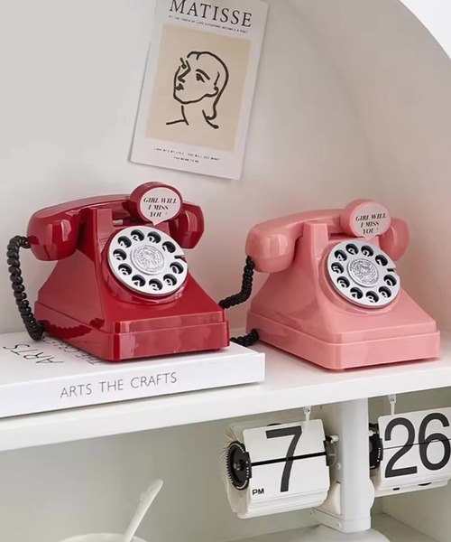 セール】【 Sowel. / ソエル 】 レトロ テレフォン 貯金箱 / マネー
