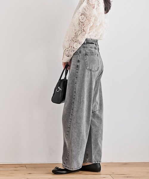 rps（アールピーエス）の「デニムバレルレッグパンツ（デニムパンツ・レディース・ブルー/ブラック/ネイビー・フリー）」の5枚目の写真