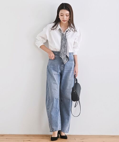 デニムバレルレッグパンツ（デニムパンツ）｜rps（アールピーエス）の