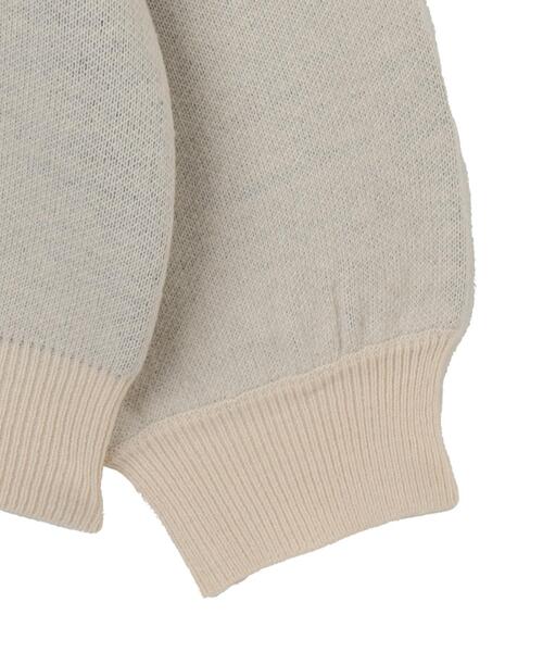 WEGO（ウィゴー）の「WEGO/襟付きロゴジャガードニット（ニット/セーター・レディース・ブラック/ワイン・FREE）」の22枚目の写真