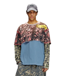 セール】メンズ フーディーTシャツ T-CRANE-LS-HOOD（Tシャツ