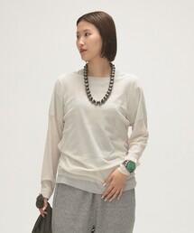 BEAMS BOY | maturely / カシュクール ストラップ ロング スリーブ(Tシャツ/カットソー)