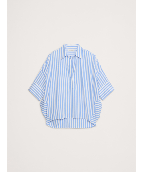 Banana Republic(バナナリパブリック)の「◇オーバーサイズ ポップオーバートップス(シャツ/ブラウス・レディース・ホワイト/ホワイト×ブルー/ブルー・S/M/L/XS)」の12枚目の写真