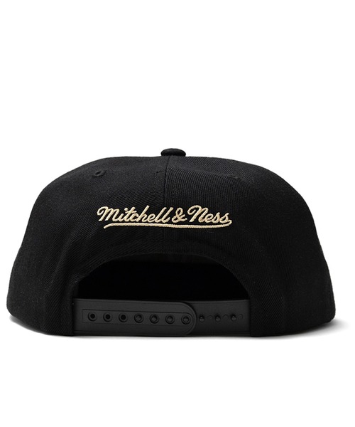 Mitchell&Ness（ミッチェル&ネス）の「Mitchell＆Ness×MFC STORE ORIGINAL MS LOGO CHAIN STITCH 5PANEL SNAPBACK CAP（キャップ・メンズ・ブラック・FREE）」の6枚目の写真