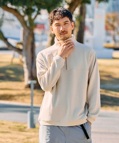 FOUND GOOD（ファウンドグッド）の「ツイルジャージーPO（その他トップス・メンズ・アイボリー/ブラック/グレー系・XL/L/M/S）」の5枚目の写真