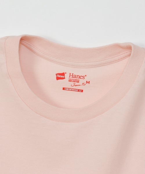 HANES（ヘインズ）の「【HANES/ヘインズ】2P スリーブレスTシャツ（Tシャツ/カットソー・レディース・マルチ/ホワイト×ピンク/ベージュ系その他・M/L）」の11枚目の写真