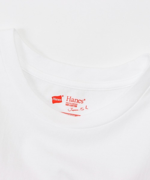 HANES（ヘインズ）の「【HANES/ヘインズ】2P スリーブレスTシャツ（Tシャツ/カットソー・レディース・マルチ/ホワイト×ピンク/ベージュ系その他・M/L）」の17枚目の写真