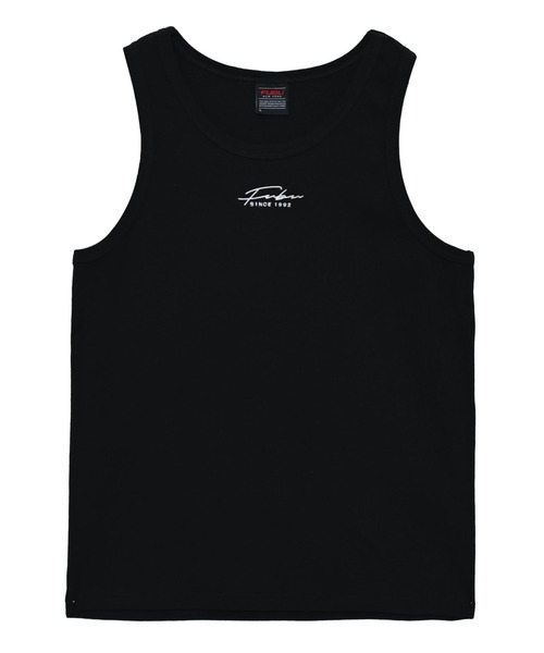 FUBU（ フブ）の「FUBU フブ ブランド 筆記体 ロゴ 刺繍 Uネック タンクトップ インナーシャツ（タンクトップ・メンズ・ホワイト/ブラック・M/L/XL/XXL）」の19枚目の写真