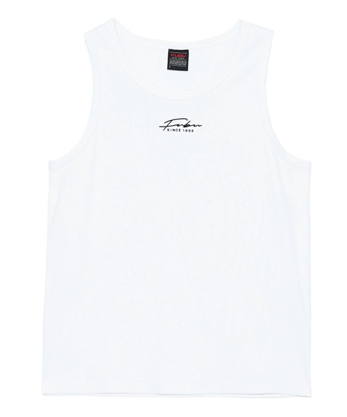 FUBU（ フブ）の「FUBU フブ ブランド 筆記体 ロゴ 刺繍 Uネック タンクトップ インナーシャツ（タンクトップ・メンズ・ホワイト/ブラック・M/L/XL/XXL）」の18枚目の写真