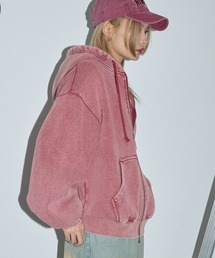 Anchor Smith（アンカー スミス）の「ヴィンテージ加工サークルロゴ刺繍 ダブルジップパーカー（パーカー）」