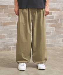 【UNISEX】ナイロンタスランドライストレッチワッシャー イージーパンツ