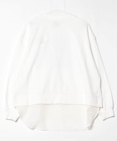 ROSE BUD(ローズバッド)の「(OKIRAKU×ROSEBUD)FROCKY PRINT DOCKING HEM SWEAT(スウェット・レディース・グレー/ホワイト・ONE SIZE)」の22枚目の写真