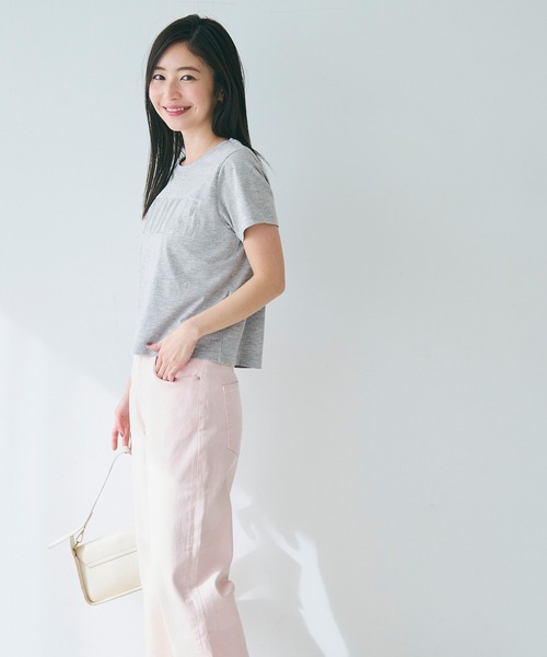 coca(coca)(コカ)の「【WEB限定セール】コンパクトロゴTシャツ(Tシャツ/カットソー・レディース・D/C/A/B・S/L/M)」の12枚目の写真