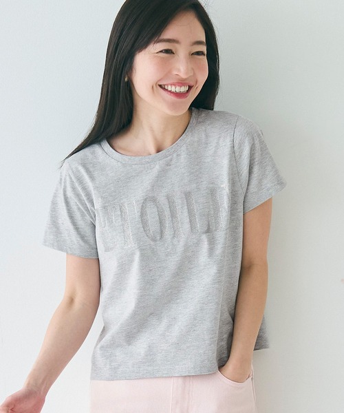 coca(coca)(コカ)の「【WEB限定セール】コンパクトロゴTシャツ(Tシャツ/カットソー・レディース・D/C/A/B・S/L/M)」の13枚目の写真
