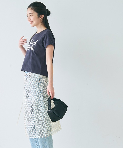 coca(coca)(コカ)の「【WEB限定セール】コンパクトロゴTシャツ(Tシャツ/カットソー・レディース・D/C/A/B・S/L/M)」の19枚目の写真
