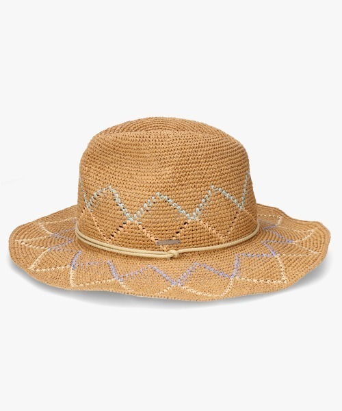 OVERRIDE（オーバーライド）の「OVERRIDE  PAPER CROCHET ZIG-ZAG HAT / オーバーライド（ハット・レディース・ベージュ/ブラック・58cm）」の17枚目の写真