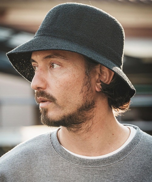 mko12591-Knit Like Thermo Bucket Hat バケットハット（ハット