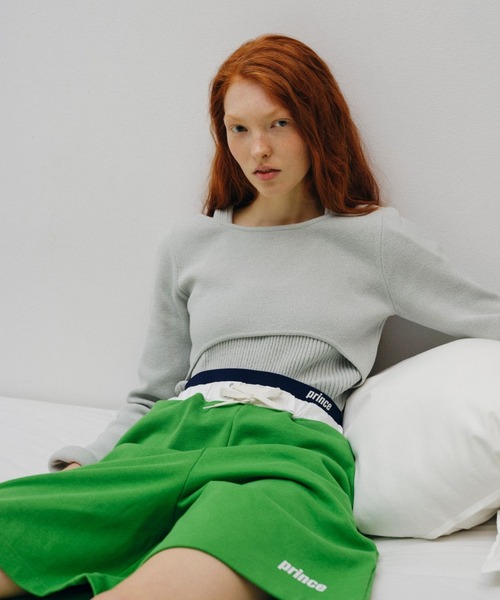 LOWRYS FARM（ローリーズファーム）の「princeウラケショートパンツ 290909（その他パンツ・レディース・グレー/ネイビー/グリーン・FREE）」の7枚目の写真