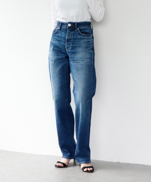 YANUK（ヤヌーク）の「【yanuk/ヤヌーク】LEA ローライズボーイズストレート ブルー（デニムパンツ・レディース・ブルー・SMALL/X-SMALL）」の15枚目の写真