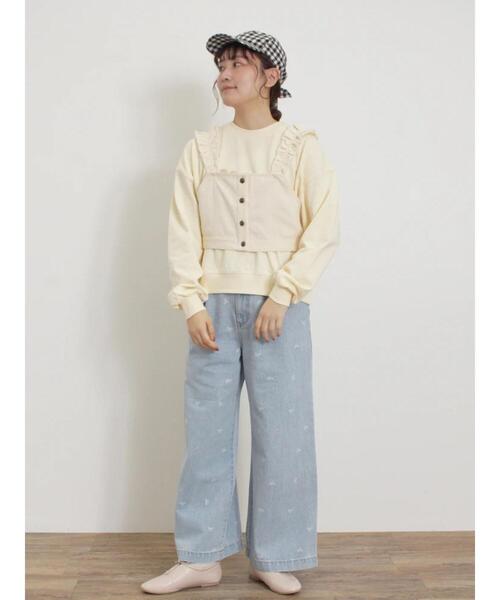 Samansa Mos2（サマンサ モスモス）の「【UVカット/消臭効果】バックリボンアソートキャップ（ハット・レディース・ブラック/キナリ/ベージュ/ブラウン・F）」の10枚目の写真