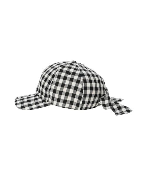 Samansa Mos2（サマンサ モスモス）の「【UVカット/消臭効果】バックリボンアソートキャップ（ハット・レディース・ブラック/キナリ/ベージュ/ブラウン・F）」の18枚目の写真