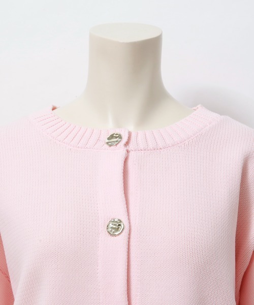 Rejoule（リジュール）の「コード刺繍 スポンディッシュニットカーディガン（カーディガン/ボレロ・レディース・ブラック/アイボリー/ライトピンク・FREE）」の16枚目の写真