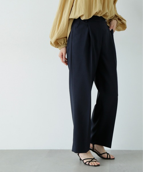 N.（N. Natural Beauty Basic）（エヌエヌナチュラルビューティーベーシック）の「【PS/低身長サイズ】マットウースパンツ（その他パンツ・レディース・ネイビー/ライトベージュ/グレー・MEDIUM/SMALL/P/S）」の6枚目の写真