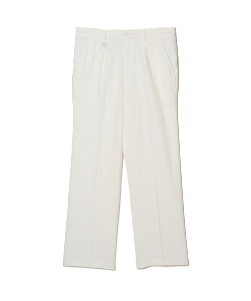 CRIMIE（クライミー）の「JAX WIDE SUIT TROUSERS HEMP COTTON（スラックス・メンズ・ホワイト/ブラック・XXL/XL/L/M/S）」の13枚目の写真