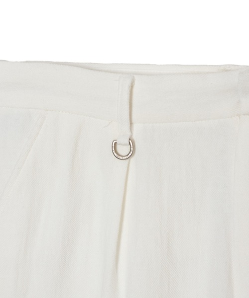 CRIMIE（クライミー）の「JAX WIDE SUIT TROUSERS HEMP COTTON（スラックス・メンズ・ホワイト/ブラック・XXL/XL/L/M/S）」の4枚目の写真