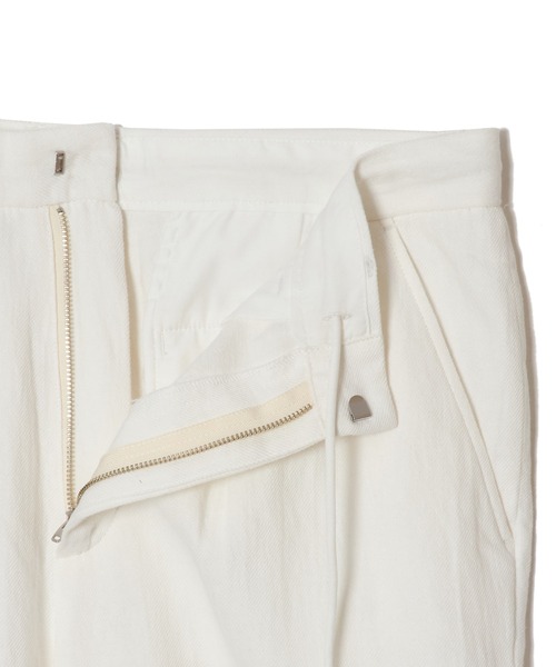 CRIMIE（クライミー）の「JAX WIDE SUIT TROUSERS HEMP COTTON（スラックス・メンズ・ホワイト/ブラック・XXL/XL/L/M/S）」の5枚目の写真