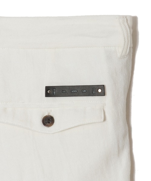 CRIMIE（クライミー）の「JAX WIDE SUIT TROUSERS HEMP COTTON（スラックス・メンズ・ホワイト/ブラック・XXL/XL/L/M/S）」の6枚目の写真