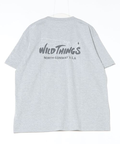WILD THINGS(ワイルドシングス)の「WILD THINGS/ワイルドシングス バースプレイスTEE BIRTH PLACE TEE(Tシャツ/カットソー・レディース・ホワイト/ブラック/グレー・L/XL/M)」の22枚目の写真