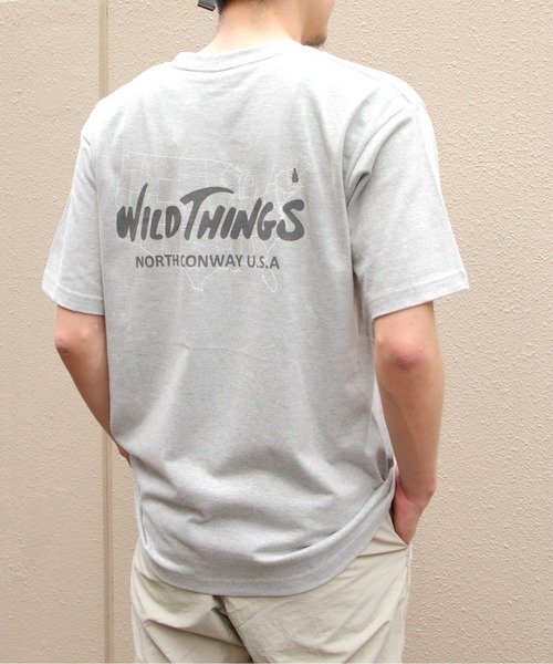 WILD THINGS(ワイルドシングス)の「WILD THINGS/ワイルドシングス バースプレイスTEE BIRTH PLACE TEE(Tシャツ/カットソー・レディース・ホワイト/ブラック/グレー・L/XL/M)」の1枚目の写真