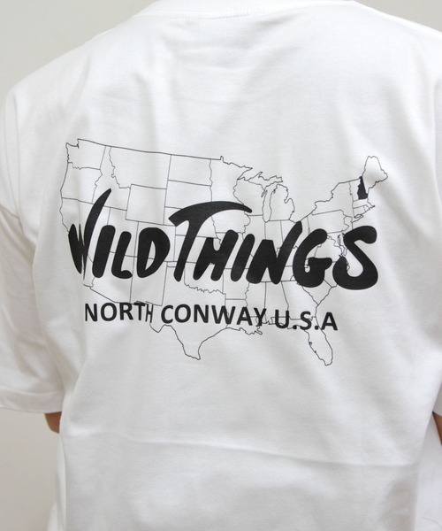 WILD THINGS(ワイルドシングス)の「WILD THINGS/ワイルドシングス バースプレイスTEE BIRTH PLACE TEE(Tシャツ/カットソー・レディース・ホワイト/ブラック/グレー・L/XL/M)」の6枚目の写真