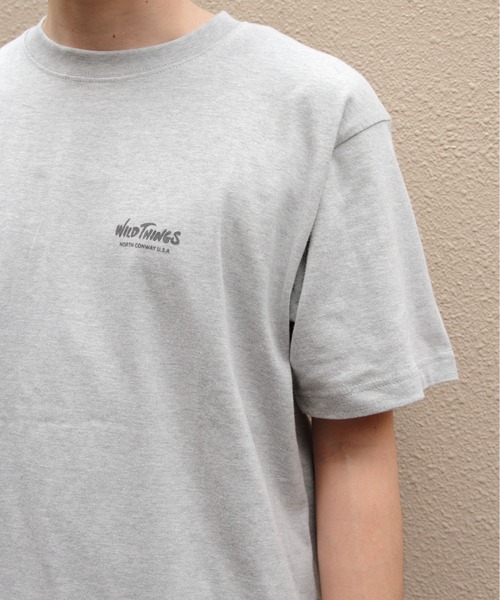 WILD THINGS(ワイルドシングス)の「WILD THINGS/ワイルドシングス バースプレイスTEE BIRTH PLACE TEE(Tシャツ/カットソー・レディース・ホワイト/ブラック/グレー・L/XL/M)」の9枚目の写真