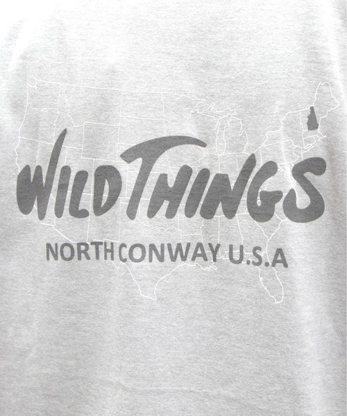 WILD THINGS(ワイルドシングス)の「WILD THINGS/ワイルドシングス バースプレイスTEE BIRTH PLACE TEE(Tシャツ/カットソー・レディース・ホワイト/ブラック/グレー・L/XL/M)」の10枚目の写真