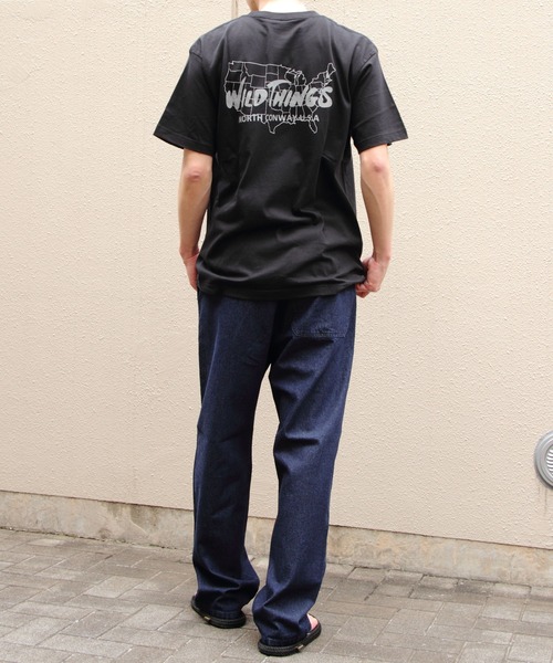 WILD THINGS(ワイルドシングス)の「WILD THINGS/ワイルドシングス バースプレイスTEE BIRTH PLACE TEE(Tシャツ/カットソー・レディース・ホワイト/ブラック/グレー・L/XL/M)」の18枚目の写真